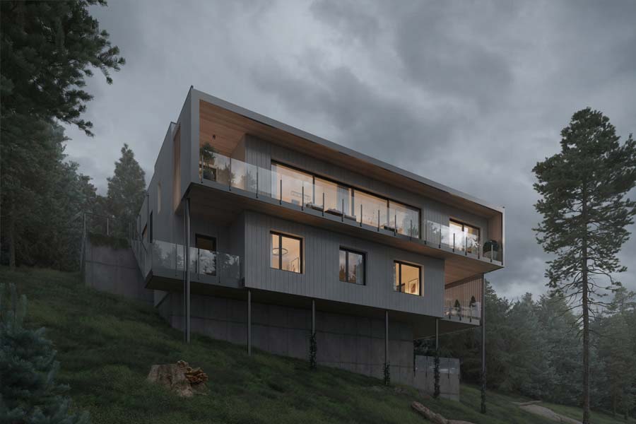 Peachland Hillside Home