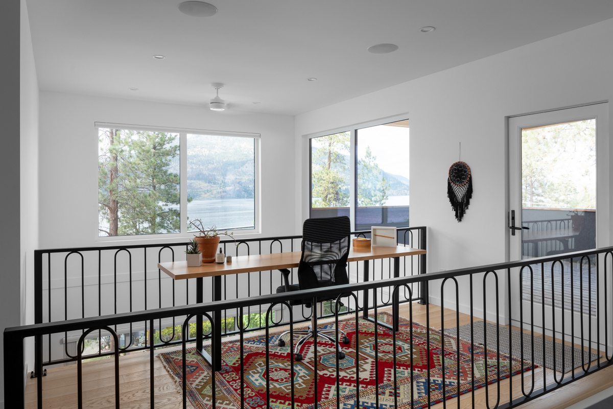 Office with Lake View