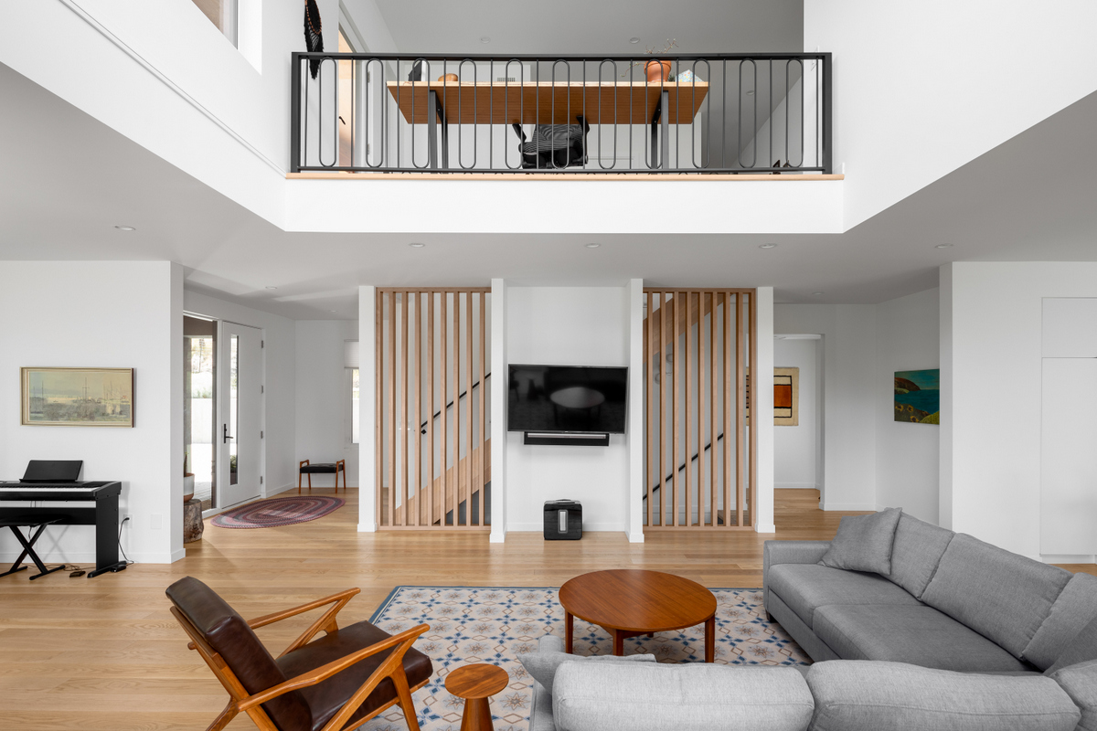 Vaulted Living Room