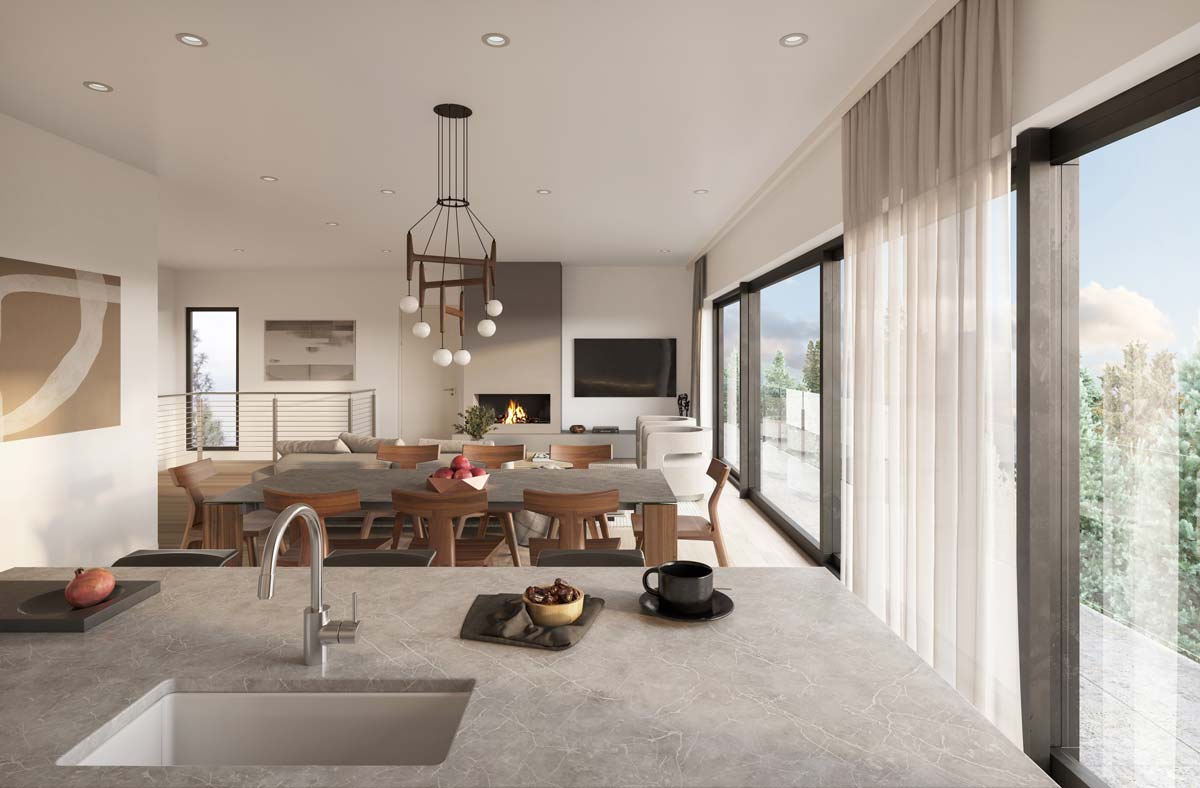 Hillside Home Interior View