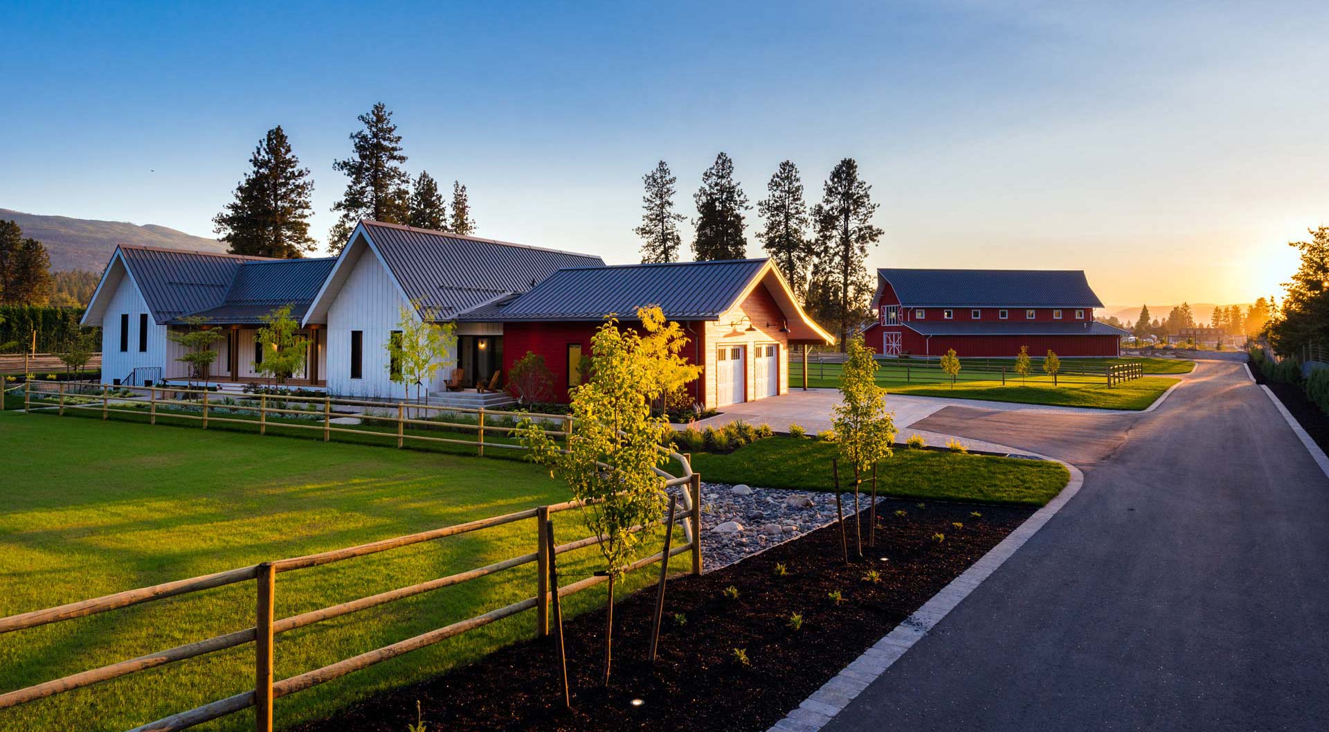 Modern Farmhouse and Classic Barn